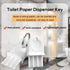 XIHIRCD 5pcs 5pcs Commercial Paper Towel Dispenser Key, with Key Rings Plastic Toilet Paper Tissue Dispenser Key