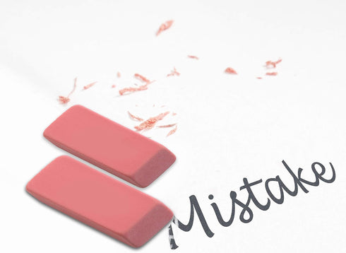 Pink Erasers, Premium Quality Latex Free - Standard Size Perfect for School, Office (12 Pack)