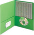 Smead Two-Pocket Heavyweight Folder, Letter Size, Green, 25 per Box (87855)