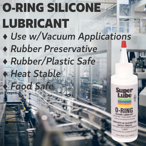 Super Lube 56204 Clear O-Ring Silicone Lubricant