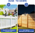 2 Pack 3 36 6500K Clip On Solar Motion Lights Outdoor, Modes Fence Lights Solar Powered, LEDs Waterproof, Portable