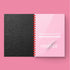 HOUYEE Binding Covers and Combs Set, 50 Pcs Leather Texture Paper Binding Covers, 50 Pcs Clear Covers