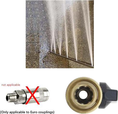 Compressed Air Quick Change Coupling, Pneumatic Ball Valve Shut-Off Valve 1/4 Inch