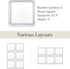 STORi SimpleSort 6-Piece Stackable Clear Drawer Organizer Set, Small Makeup Vanity Storage Bins, Made in USA
