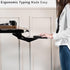VIVO MOUNT-KB04C Adjustable Computer Keyboard and Mouse Platform Tray Deluxe Smooth Rolling Track Under Table Desk