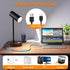 Dimmable 3 ShineTech LED Desk Lamp for Home Office, Table Lamp with Color Modes & Adjustable Brightness, USB-C Port