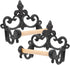 FOMIYES Vintage Rustic Cast Iron Toilet Paper Holder Wall Mounted Bathroom Paper
