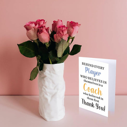 Coach Thank You Cards Coach Gifts for Men Women Soccer Coach Thank You Cards Bulk Baseball Coach Appreciation Gifts