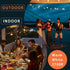25 12+1 Bulbs IP65 Dimmable 2700K Kawaya Outdoor String Lights FT LED Patio Light with Shatterproof Edison Globe