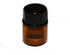 100pcs 1ml (1/4 dram) Amber Mini Glass Bottle | 1cc Amber Sample Vial | Small Essential Oil Bottle Travel Must + one 7