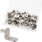 JunLiWei Shelf Support Pegs, 50 Pcs Shelf Pegs with Hole, 5mm (1/5 inch)