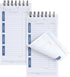 Juvale 12-Pack Food Journal for Weight Loss, 4x8 inches Daily Food Log Tracker Diary for Men, Women