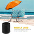 4-Pack 1.25 Inch NUOBESTY U-Shape Chair Leg Caps Nonslip Furniture Pads Floor Protectors for Outdoor Beach Chairs