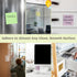 Mr-Label 15-Pack 4"x4" Reusable Dry Erase Self-Sticky Notes, Multi Color Washable Post It Notes for Quick Memo