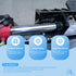 Hydraulic Log Splitter Cylinder Rebuild Seal Kit for 4.0" Bore x 1.75" Rod Cylinder, Precision Made
