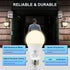 JackonLux Dusk to Dawn Light Bulbs, Outdoor LED with Sensor, Soft White, 6 Pack