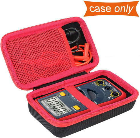 Aenllosi Hard Carrying Case Compatible with AstroAI Digital Multimeter Voltage Tester 1.5v/9v/12v Auto-Ranging 4000 Counts TRMS Voltmeter(only case)