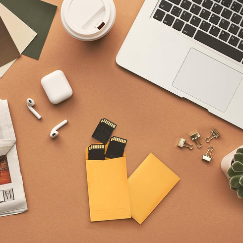 ValBox No.1 Coin Envelopes 2.25x3.5, Brown Kraft Seed Envelopes, 1000 per Box for Home, Garden, Office Use