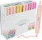 BLIEVE Aesthetic Cute Highlighters No Bleed Through, Dual Tip Chisel & Fine