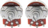 Musiclily Guitar Full Size Pots A250K Split Knurled Long 18mm Shaft Potentiometers for Stratocaster & Telecaster (Pack
