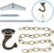 OOTSR Metal Ceiling Hook, Heavy Duty Ceiling Hook and Chain Extension for Hanging