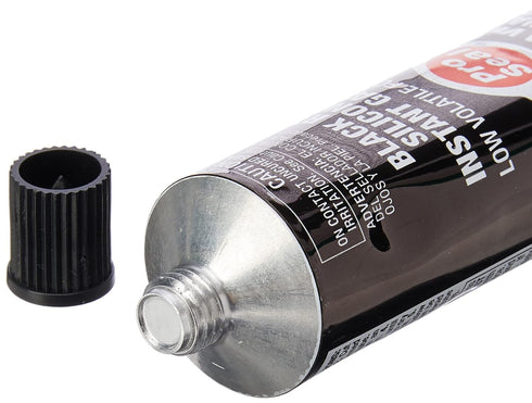 PRO SEAL RTV Silicone Sealant, 3 oz Tube, Black (80046)