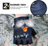 Cyuanxgr 8 LED Flashlight Gloves, Half Finger Lighted Gloves Gifts for Men Women, Flashlight Gloves with LEDs Stocking