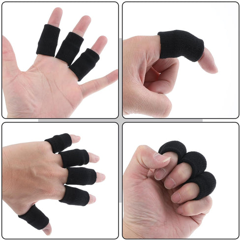 10PCS Finger Sleeves for Arthritis, Elastic Finger Support Sleeve Protectors & Finger Compression Sleeve for Joint Pain