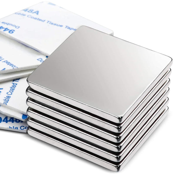 DIYMAG Powerful Neodymium Square Magnets, 1.16 inch x 1.16 inch x 1/8 inch, Pack of 6 Strong Permanent Rare Earth