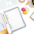 STOBOK A6 Binder Cover, 6-Ring Clear Transparent PVC Notebook Folder with Zipper Closure, Loose Leaf Protector