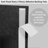 Large Cork Boards for Walls 48 x 36, 12 Pack Striped Felt Wall Tiles with Adhesive Tabs