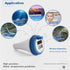 wscodyr Pool Wireless Digital Thermometer, Outdoor Solar Pool Thermometer, Floating and Easy to Read, Suitable