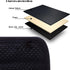 Wanty 2 Pieces Home Office Polyester Armrest Slipcovers, Durable Machine Washable (Black)