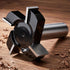 KaiwarKihely Spoilboard 1/2 inch 2 inch (4Wings) CNC Surfacing Router Bits, Shank Cutting Diameter, Slab Flattening