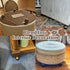 2-inch Set 4 360lbs, ENYKE Ball Caster Wheels, Casters for Furniture, Swivel Furniture Wheels of Antique Brass Top