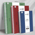 RETTACY A5 College Ruled Spiral Notebook, 300 Pages, 100 GSM Premium Acid-Free Paper, Twin-Wire Binding, Navy Blue