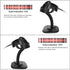 Esup Barcode Scanner with Stand USB Barcode Scanner Wired Handheld Laser Barcode Reader with Adjustable Stand (