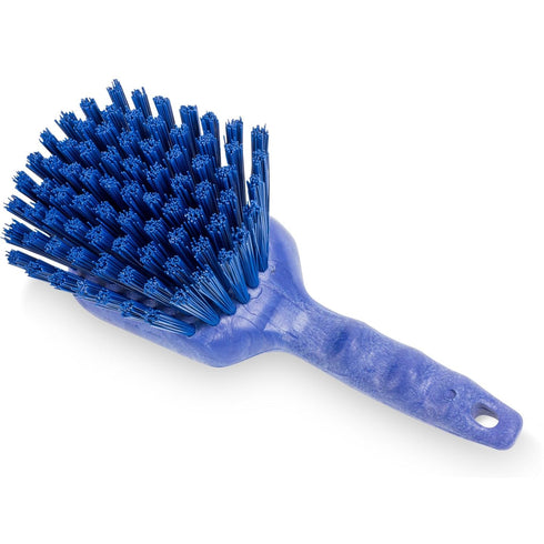 SPARTA 40541EC14 Blue Plastic Utility Scrub Brush, 8 Inches with Hanging Hole