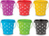 Teacher Created Resources Polka Dot Buckets & Caddy Set (9487)