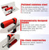 DIXIANG Set 3 (11" 4") (6" 3", 1/2"R) (6" 3", 1/2"W,1/2"D) Concrete Tools PC Stainless Steel Flat Finishing Trowel x