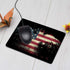 Eagle Rectangle Gaming Mousepad, Bald Eagle American Flag Mouse Pad for Computer Desk Laptop Office 9.5 X 7.9 Inch
