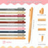 Fulmoon 60 Pcs Motivational Journal Bulk Notepads and Pens, Inspirational Mini Notebooks, Ballpoint Pens for Students