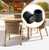 Piutouyar 16mm 5/8 Inches Black(20Pcs) Round PVC Rubber Furniture Covers, / Table Chair Leg Tip Protectors, Non-Slip