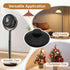 2Pcs BRBASAP Foot Switch for Lamp Floor Pedal Switch Replacement Step ON/Off Inline Light Control Black Round Foot