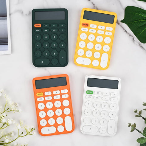 Standard Function Basic Calculator, 12 Digit Large LCD Display, Antiskid, for Office, Home, School, with Battery