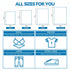 Packaging Bags for Clothing, Frosted Zipper Bags for Small Business, 50 Pcs, 3 Mil, 10''x12'' with Vent Holes