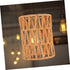 NUOBESTY Vintage Style Cylinder Lamp Shade Durable Paper Rope Pendant Light Cover for Restaurant Ceiling Light and Wall