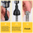 Deburring External Chamfer Tool - With Tungsten Carbide Blade, Fits 1/8" to 3/4"