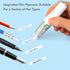 Refillable Retractable Quick Dry White Out Correction Tape, Mini Cute Applicator for Home Office Supplies
