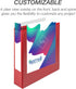 Samsill Durable 3 Inch Binder, Red, Made in the USA, D Ring Binder, Holds 625 Pages